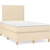 Box spring postel s matrací 120x200 cm textil [3142245] (Barva Taupe)