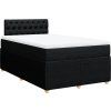Box spring postel s matrací 120x200 cm textil [3289730] (Barva Světle šedá)