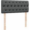 Box spring postel s matrací 120x200 cm textil [3289730] (Barva Světle šedá)