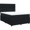 Box spring postel s matrací tmavě 140x190 cm samet [3292341] (Barva Tmavě šedá)