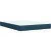 Box spring postel s matrací tmavě 140x190 cm samet [3292341] (Barva Tmavě šedá)