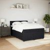 Box spring postel s matrací 140x190 cm samet [3287741] (Barva Tmavě šedá)
