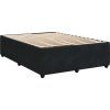 Box spring postel s matrací 140x190 cm samet [3287741] (Barva Tmavě šedá)