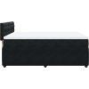 Box spring postel s matrací 140x190 cm samet [3287741] (Barva Tmavě šedá)