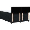 Box spring postel s matrací 140x190 cm samet [3287741] (Barva Tmavě šedá)