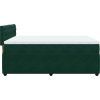 Box spring postel s matrací 140x190 cm samet [3287741] (Barva Tmavě šedá)