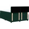 Box spring postel s matrací 140x190 cm samet [3287741] (Barva Tmavě šedá)