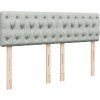 Box spring postel s matrací 140x190 cm samet [3287741] (Barva Tmavě šedá)