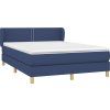 Box spring postel s matrací 140x190 cm textil [3126718] (Barva Tmavě šedá)