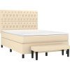 Box spring postel s matrací 140x190 cm textil [3136829] (Barva Světle šedá)