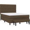 Box spring postel s matrací 140x190 cm textil [3136829] (Barva Světle šedá)
