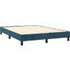 Box spring postel s matrací 140x190 cm samet [3130897] (Barva Černá)