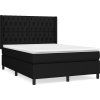 Box spring postel s matrací 140x190 cm textil [3131665] (Barva Světle šedá)