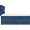Box spring postel s matrací 140 x 190 cm textil [3291283] (Barva Tmavě šedá)