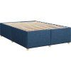 Box spring postel s matrací 140 x 190 cm textil [3291283] (Barva Tmavě šedá)