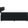 Box spring postel s matrací 140x190 cm samet [3290041] (Barva Tmavě šedá)