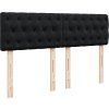 Box spring postel s matrací 140x190 cm samet [3290041] (Barva Tmavě šedá)