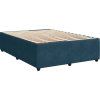 Box spring postel s matrací 140x190 cm samet [3290041] (Barva Tmavě šedá)