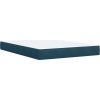Box spring postel s matrací 140x190 cm samet [3290041] (Barva Tmavě šedá)