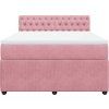 Box spring postel s matrací 140x190 cm samet [3290041] (Barva Tmavě šedá)