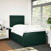 Box spring postel s matrací 120x190 cm samet [3294593] (Barva Tmavě šedá)
