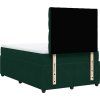 Box spring postel s matrací 120x190 cm samet [3294593] (Barva Tmavě šedá)