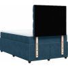 Box spring postel s matrací 120x190 cm samet [3294593] (Barva Tmavě šedá)