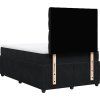 Box spring postel s matrací 120x190 cm samet [3294593] (Barva Tmavě šedá)