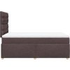 Box spring postel s matrací 120x190 cm textil [3293527] (Barva Tmavě šedá)
