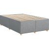Box spring postel s matrací 120x190 cm textil [3291227] (Barva Tmavě šedá)