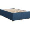 Box spring postel s matrací 120x190 cm textil [3291227] (Barva Tmavě šedá)