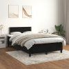 Box spring postel s matrací 120x190 cm samet [3269831] (Barva Světle šedá)