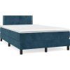 Box spring postel s matrací 120x190 cm samet [3269831] (Barva Světle šedá)
