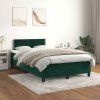 Box spring postel s matrací 120x190 cm samet [3269831] (Barva Světle šedá)