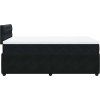 Box spring postel s matrací 120x190 cm samet [3287693] (Barva Tmavě šedá)