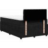 Box spring postel s matrací 120x190 cm samet [3287693] (Barva Tmavě šedá)