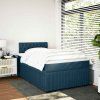 Box spring postel s matrací 120x190 cm samet [3287693] (Barva Tmavě šedá)
