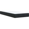 Box spring postel s matrací 100x200 cm samet [3287670] (Barva Černá)