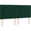 Box spring postel s matrací 200x200 cm samet [3129416] (Barva Růžová)