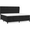 Box spring postel s matrací 200x200 cm samet [3129416] (Barva Růžová)