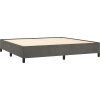 Box spring postel s matrací 200x200 cm samet [3129416] (Barva Růžová)