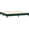 Box spring postel s matrací a LED 200x200 cm samet [3134363] (Barva Světle šedá)