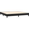 Box spring postel s matrací a LED 200x200 cm samet [3134363] (Barva Světle šedá)