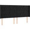 Box spring postel s matrací a LED 200x200 cm samet [3139767] (Barva Tmavě moddrá)