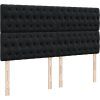 Box spring postel s matrací 180 x 200 cm samet [3294713] (Barva Tmavě šedá)