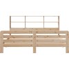 Postel bez matrace 180 x 200 cm masivní borovice [3309932] (Barva Přírodní)