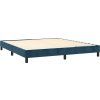 Box spring postel s matrací a LED 180x200 cm samet [3134597] (Barva Světle šedá)