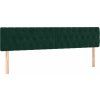 Box spring postel s matrací a LED 180x200 cm samet [3134597] (Barva Světle šedá)