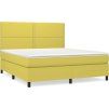 Box spring postel s matrací 180x200 cm textil [3141715] (Barva Černá)