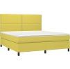 Box spring postel s matrací 180x200 cm textil [3141715] (Barva Černá)